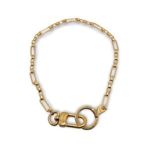 Repurposed LV Clasp Necklace
